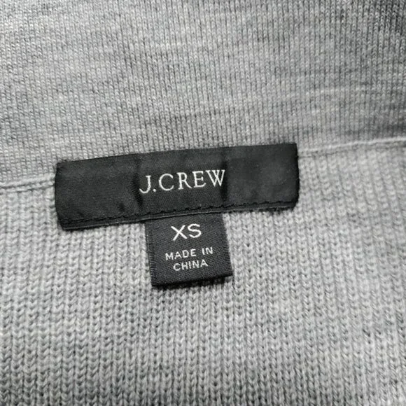 J.Crew Womens XS Gray Merino Wool Blend Wrap Style Midi Skirt - Picture 3 of 12